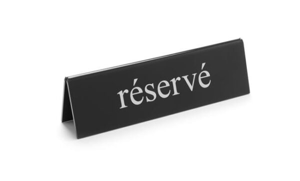 Informační tabulka Rezervováno“, HENDI, reserved, 130x30x(H)38mm - Image 3