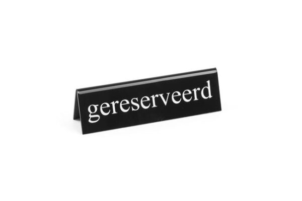 Informační tabulka Rezervováno“, HENDI, reserved, 130x30x(H)38mm - Image 4