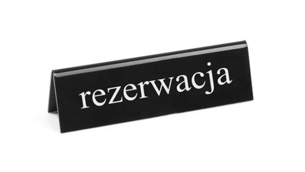 Informační tabulka Rezervováno“, HENDI, reserved, 130x30x(H)38mm - Image 5