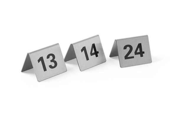 Informační tabulka s číslem, HENDI, Čísla 1-12, 50x35x(H)40mm - Image 3