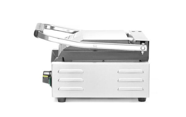 Jednoduchý kontaktní gril, HENDI, drážkovaný vrch a hladké dno, 230V/1800W, 310x400x(H)510mm - Image 5