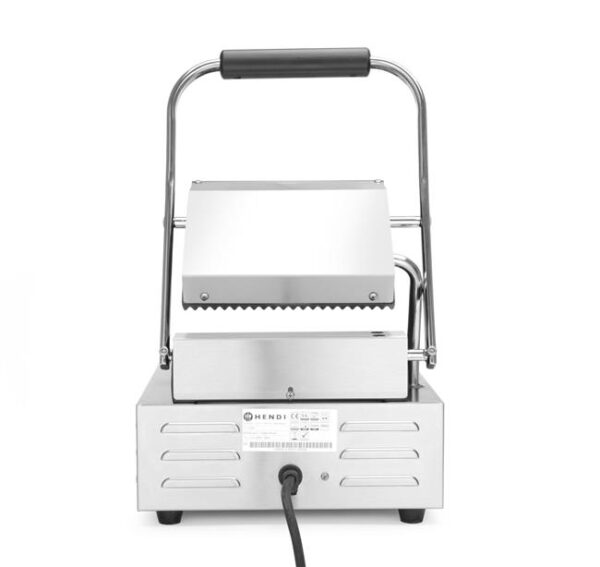 Jednoduchý kontaktní gril, HENDI, drážkovaný vrch a spodek, 230V/1800W, 310x426x(H)510mm - Image 4
