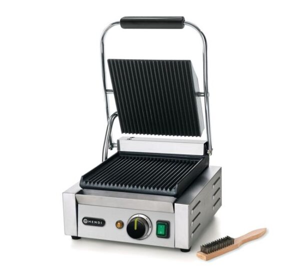 Jednoduchý kontaktní gril, HENDI, drážkovaný vrch a spodek, 230V/1800W, 310x426x(H)510mm - Image 8
