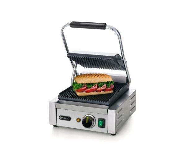 Jednoduchý kontaktní gril, HENDI, drážkovaný vrch a spodek, 230V/1800W, 310x426x(H)510mm - Image 9