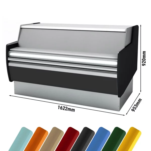 Pokladní stolek - 1620mm - s LED osvětlením - standardně s černým předním panelem