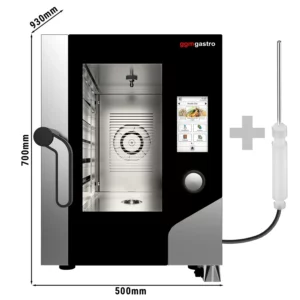 Konvektomat COMPACT - Touch - 6x GN 1/1 - s mycím systémem a čidlem teploty