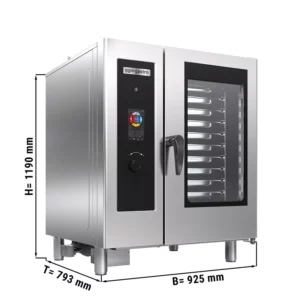 Plynový konvektomat - Touch - 10x GN 1/1 - včetně bojleru