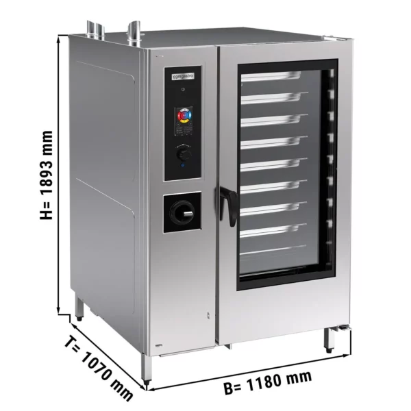 Plynový konvektomat - Touch - 40x GN 1/1 - včetně bojleru
