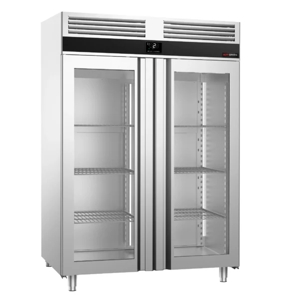 Chladnička PREMIUM - GN 2/1 - 1400 litrů - se 2 skleněnými dvířky - Image 2