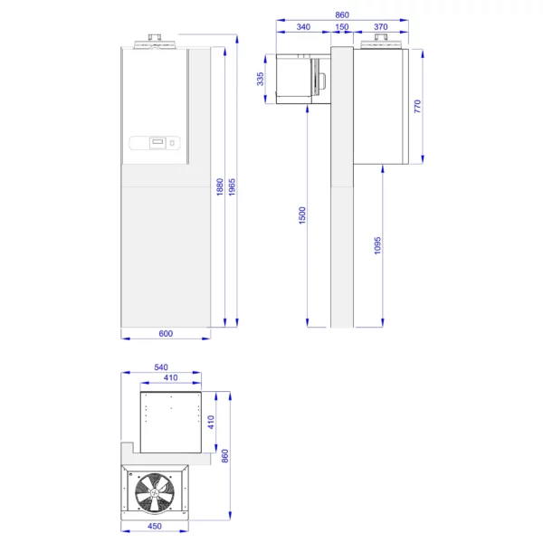 Nástěnná chladící jednotka - maximálně pro 7,5 m3 - Image 12