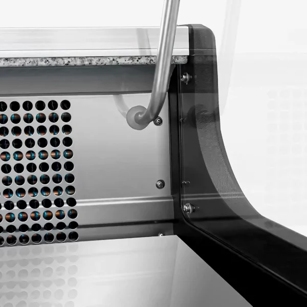 Chladící pult - 1280 mm - s LED osvětlením a 1 policí - Image 2