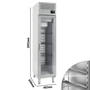 Chladnička PREMIUM PLUS - GN 1/1 - 325 litrů - s 1 skleněnými dvířky