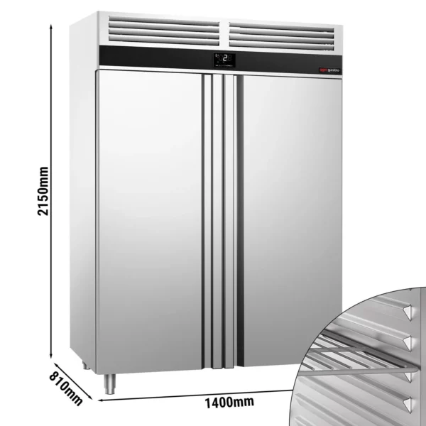 Chladnička PREMIUM - GN 2/1 - 1400 litrů - se 2 dveřmi