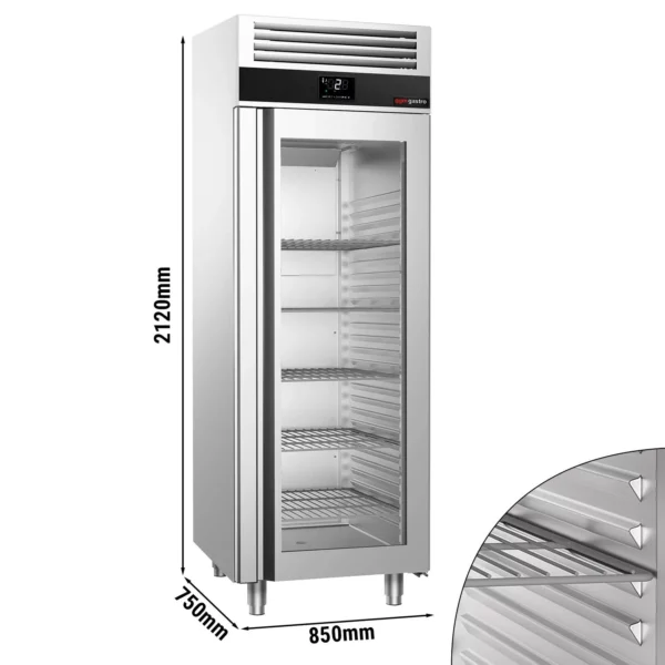 Chladnička PREMIUM PLUS - GN 2/1 - 560 litrů - s 1 skleněnými dvířky