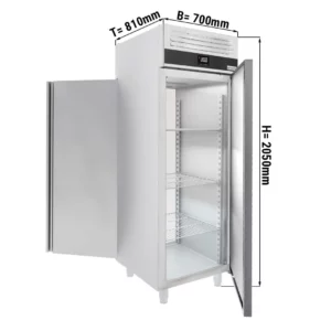 Průchozí chladnička PREMIUM - GN 2/1 - 700 litrů - s 1 předními dveřmi a 1 zadními dveřmi