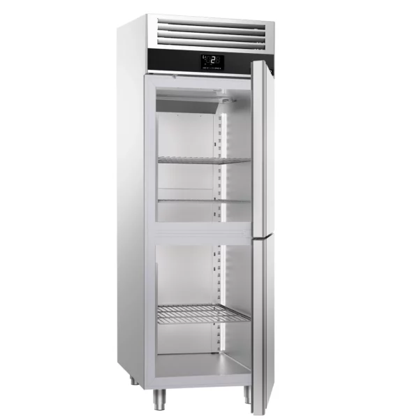 Chladnička PREMIUM - GN 2/1 - 700 litrů - se 2 nerezovými polovičními dveřmi - Image 6