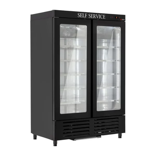Chladnička - samoobslužná - 2 skleněné dveře a LED osvětlení - Image 2