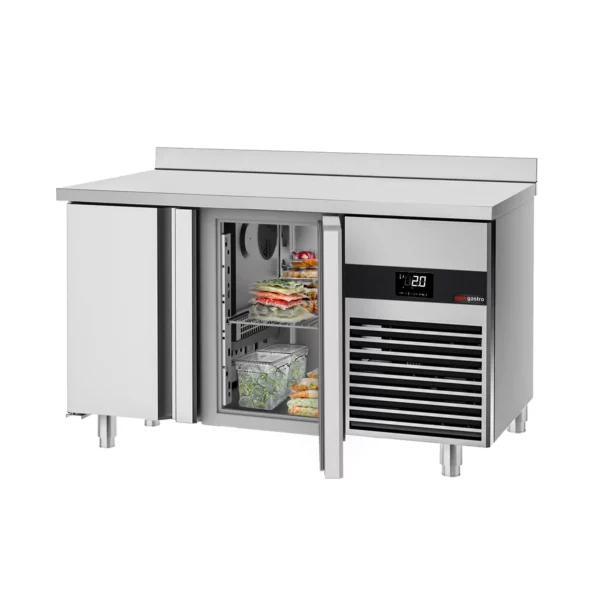 Chladící stůl PREMIUM - 1400x600mm - se 2 dveřmi a podstavcem - Image 3
