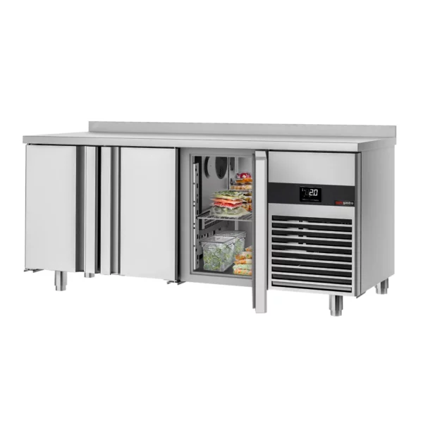 Chladící stůl PREMIUM - 1860x600mm - se 3 dveřmi a podstavcem - Image 3