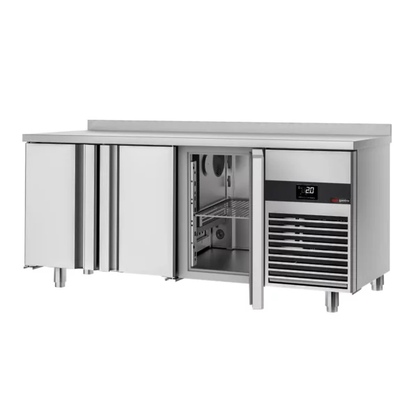 Chladící stůl PREMIUM - 1860x600mm - se 3 dveřmi a podstavcem - Image 5