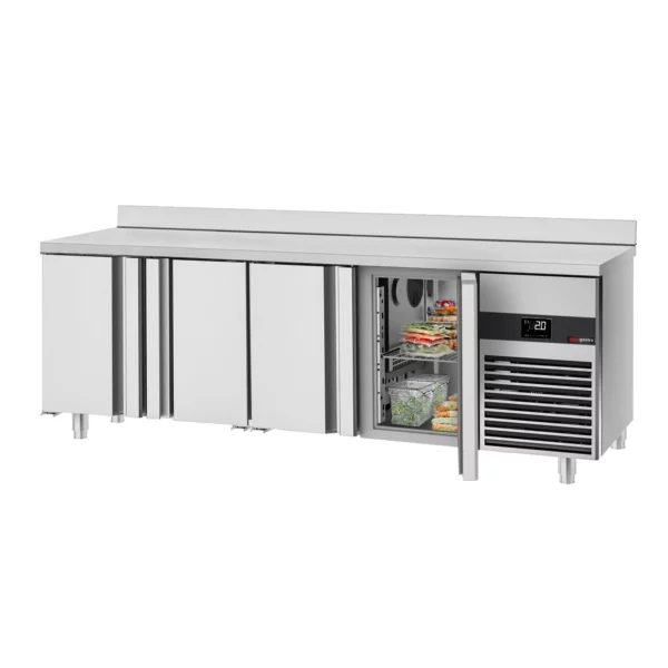 Chladící stůl PREMIUM - 2330x600mm - se 4 dveřmi a podstavcem - Image 4
