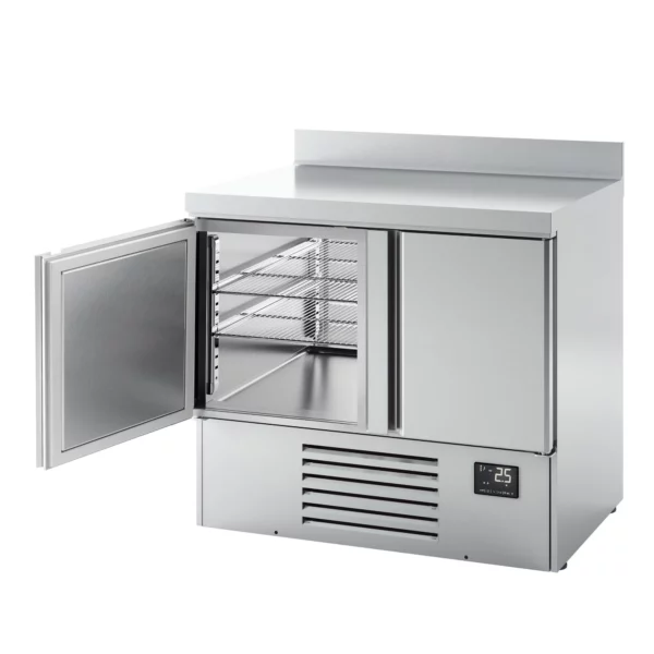 Chladící stůl PREMIUM PLUS - 980x700 mm - se 2 dveřmi a podstavcem - Image 8