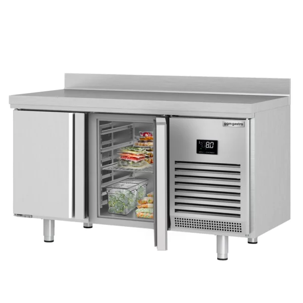 Chladící stůl PREMIUM PLUS - 1468x600 mm - se 2 dveřmi a se stojanem - Image 7
