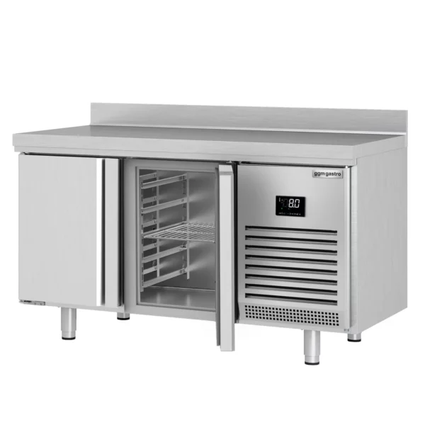 Chladící stůl PREMIUM PLUS - 1468x600 mm - se 2 dveřmi a se stojanem - Image 8