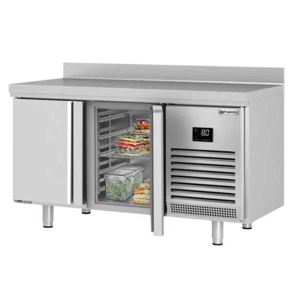 Chladící stůl PREMIUM PLUS - 1468x700 mm - se 2 dveřmi a se stojanem - Image 8
