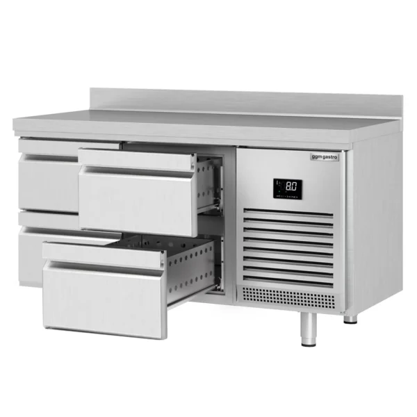 Chladící stůl PREMIUM PLUS - 1468x700 mm - 4 zásuvky a zásuvka - Image 7