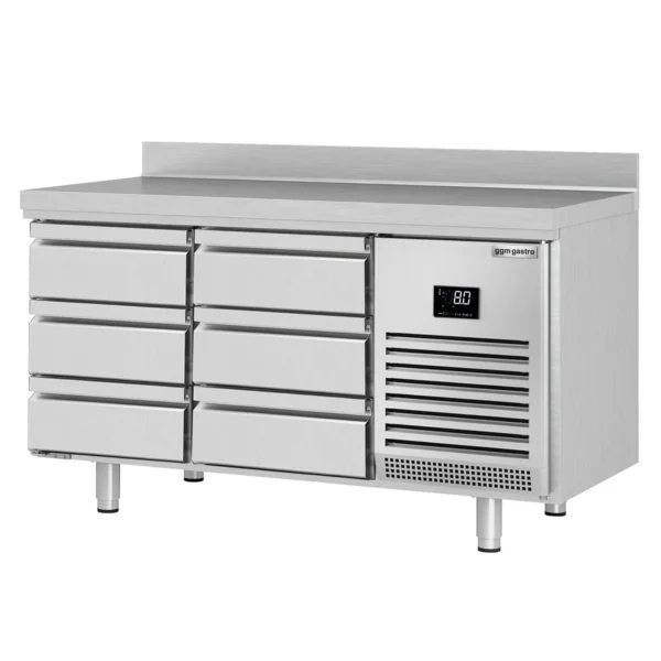 Chladící stůl PREMIUM PLUS - 1468x700 mm - 6 zásuvek a zásuvka - Image 9