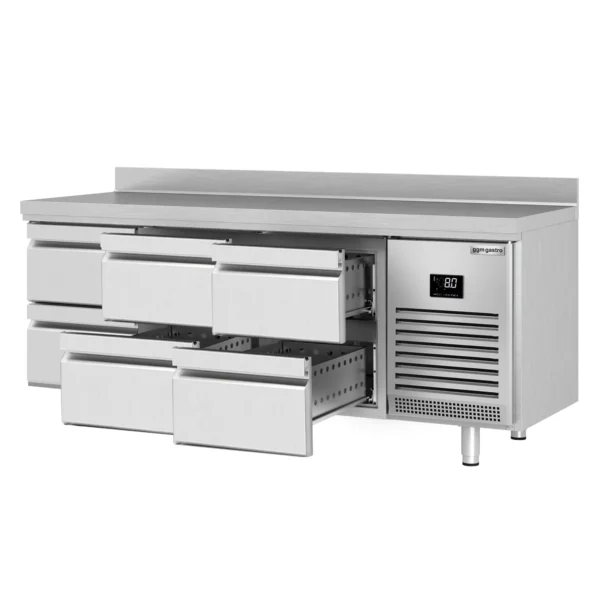 Chladící stůl PREMIUM PLUS - 1960x600mm - 6 zásuvek a zásuvka - Image 6