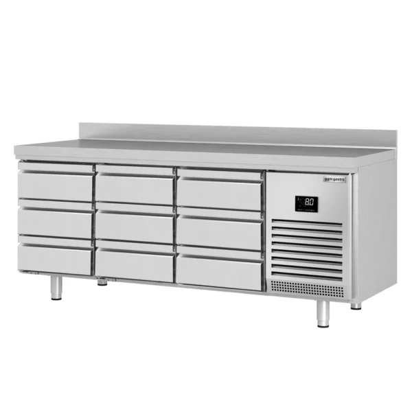 Chladící stůl PREMIUM PLUS - 1960 x 700 mm - 9 zásuvek a zásuvka - Image 6