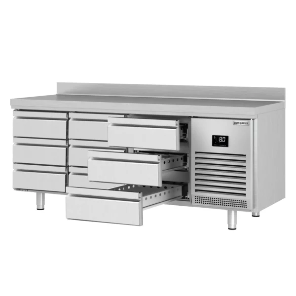Chladící stůl PREMIUM PLUS - 1960 x 700 mm - 9 zásuvek a zásuvka - Image 8
