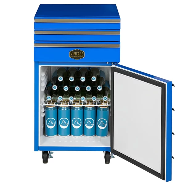 GASTRO COOL | Chladnička „dílenský vozík“ - 50 litrů - 1 dveře - modrá - Image 6