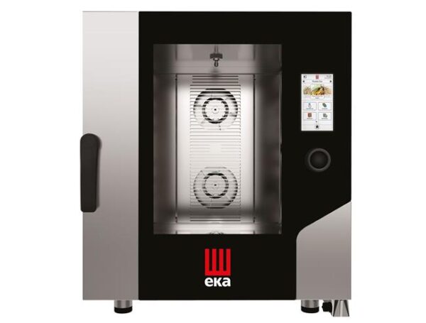 Konvekčná parná rúra Millenial Touch Screen Gastro 7x GN 1/1, elektrická, s automatickým čistiacim systémom, Tecnoeka, 400V/11400W, 730x849x(H)850mm