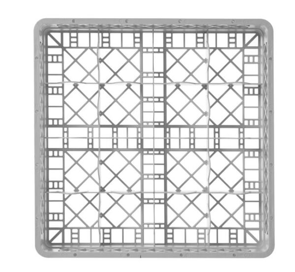 Koš na sklo 500 x 500 mm, HENDI, 25 přihrádek, 500x500x(H)104mm - Image 5