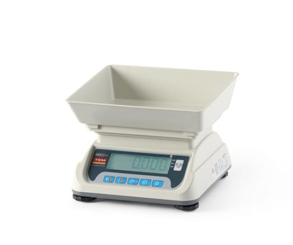 Kuchyňská váha LCD s legalizací, řada ECO+, TEM, 255x264x(H)189mm - Image 2
