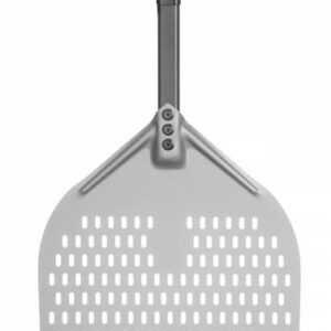 Lopata na pizzu s krátkou rukoväťou, perforovaná, štvorcová, HENDI, 300x660mm