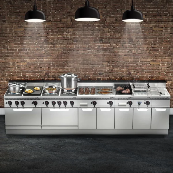 Plynový sporák - 34,5 kW - 4 hořáky - Image 6