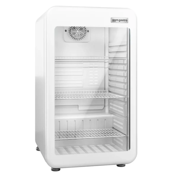 Mini barová chladnička - 113L - s 1 skleněnými dveřmi - černá/stříbrná - Image 5