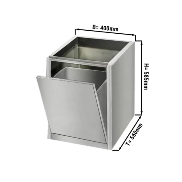 Odpadkový koš - modul spodní stavby 400x560mm