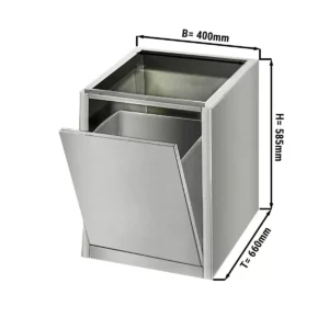 Odpadkový koš - modul spodní stavby 400x660mmOdpadkový koš - modul spodní stavby 400x660mm