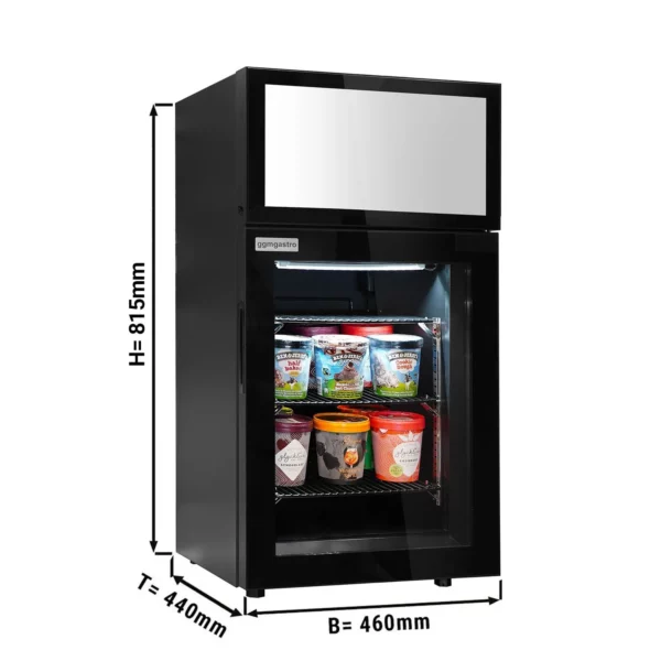 Minibar mrazák - 460 mm - s reklamním displejem