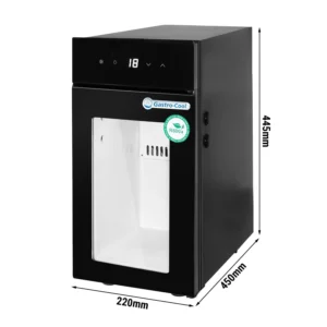 GASTRO COOL | Chladnička na mléko - 1 skleněné dveře a displej včetně digitálního ukazatele teploty