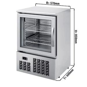 Mini mrazák PREMIUM PLUS - 95 litrů - s 1 skleněnými dveřmi