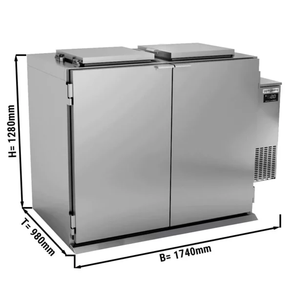 Mokrý chladič odpadu - 2x 120 nebo 1x 240 litrů - jednotka vpravo - Image 3