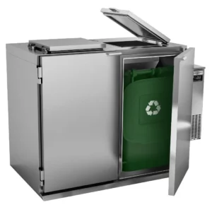 Mokrý chladič odpadu - 2x 120 nebo 1x 240 litrů - jednotka vpravo