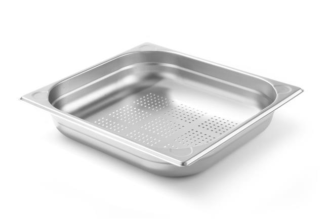 Nádoba GN 2/3 perforovaná, HENDI, Kitchen Line, GN 2/3, 5,5L, (H)65mm