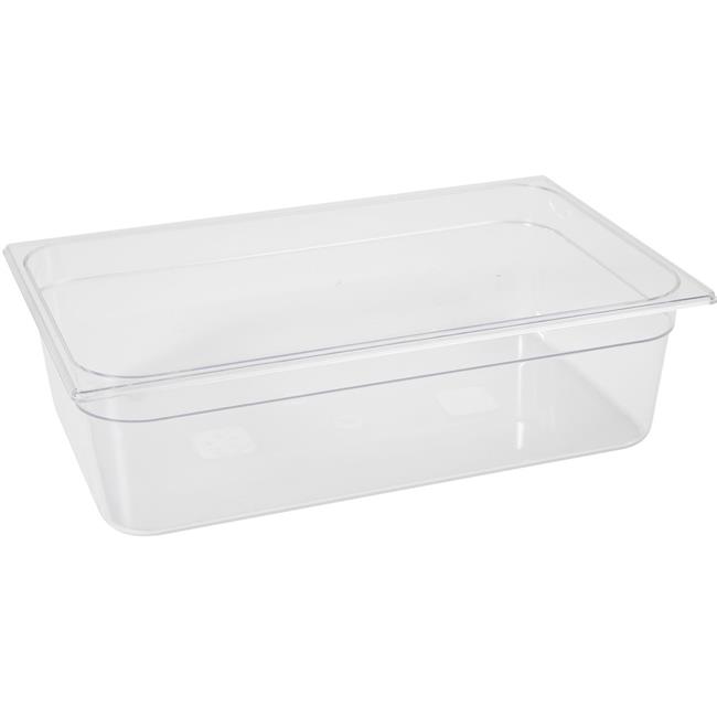 Nádoba z polykarbonátu GN 2/1, HENDI, GN 2/1, 58L, Priehľadná, 650x530x(H)200mm